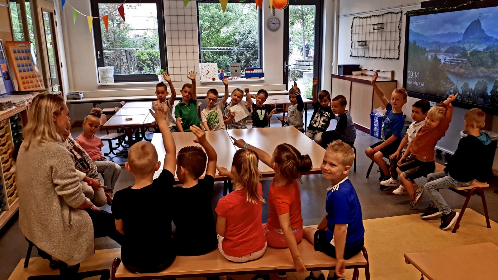 Proefdraaien in de basisgroep 