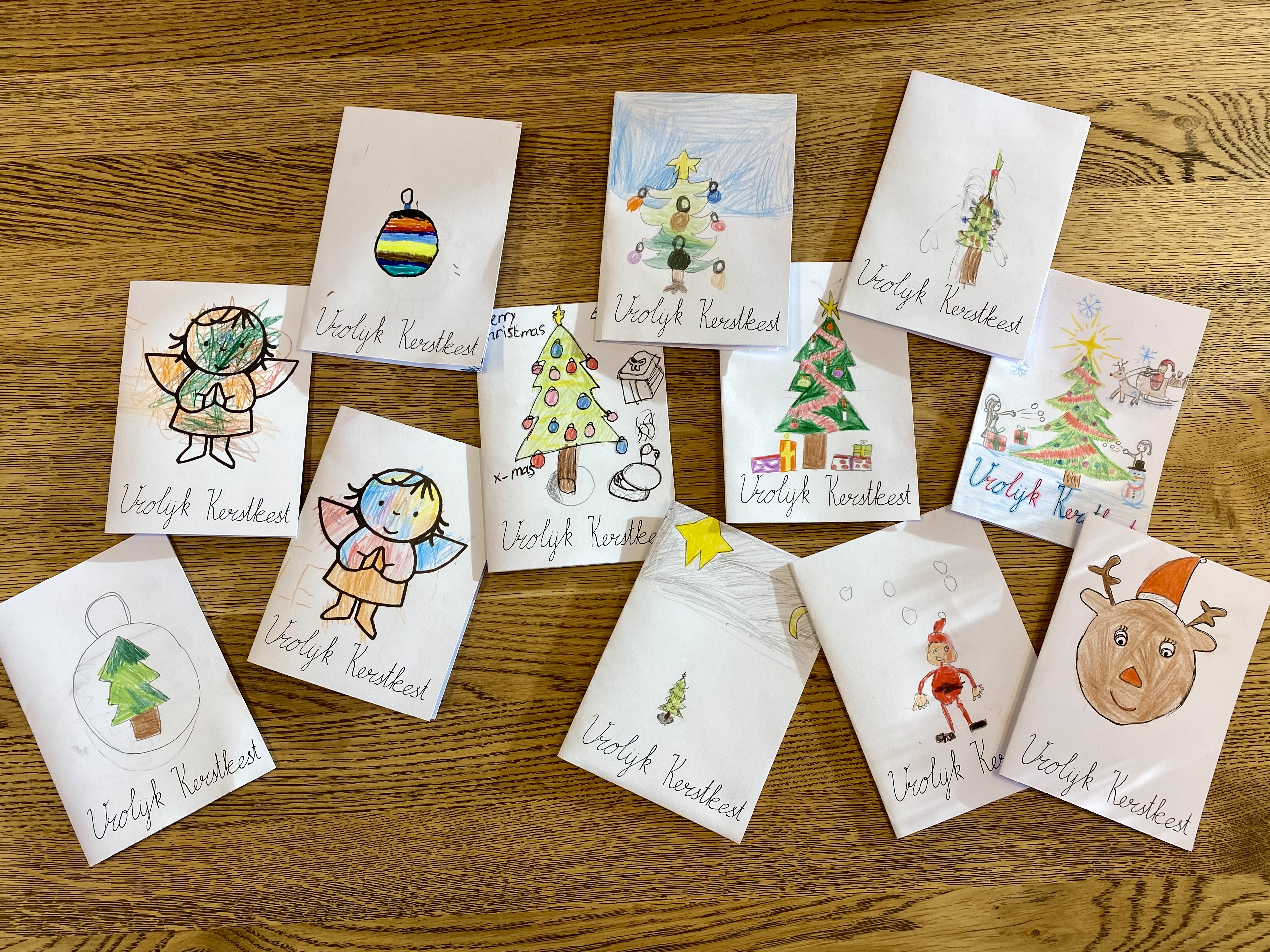 Kerstkaarten voor mensen die het moeilijk hebben 