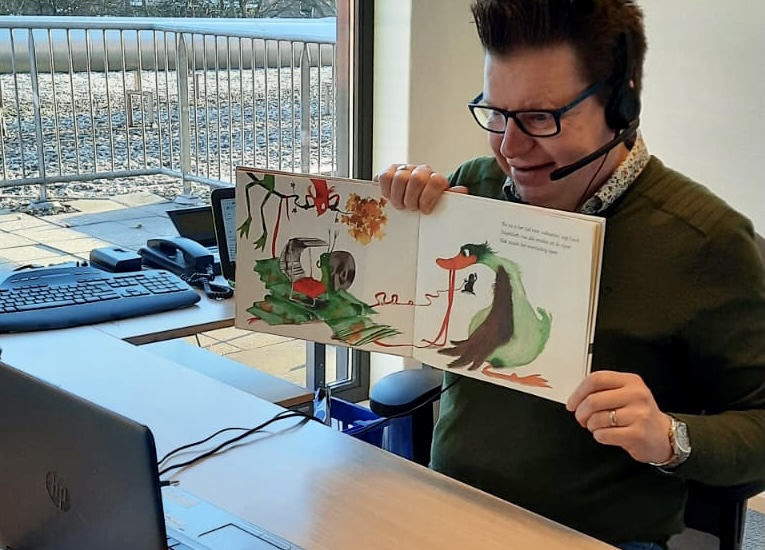 Voorlezen tijdens voorleesdagen