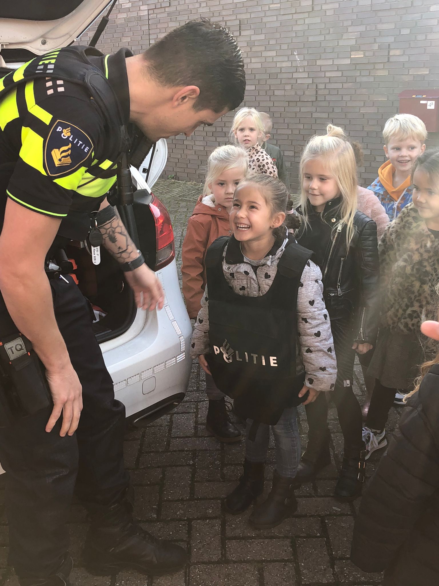 Bezoek van de politie