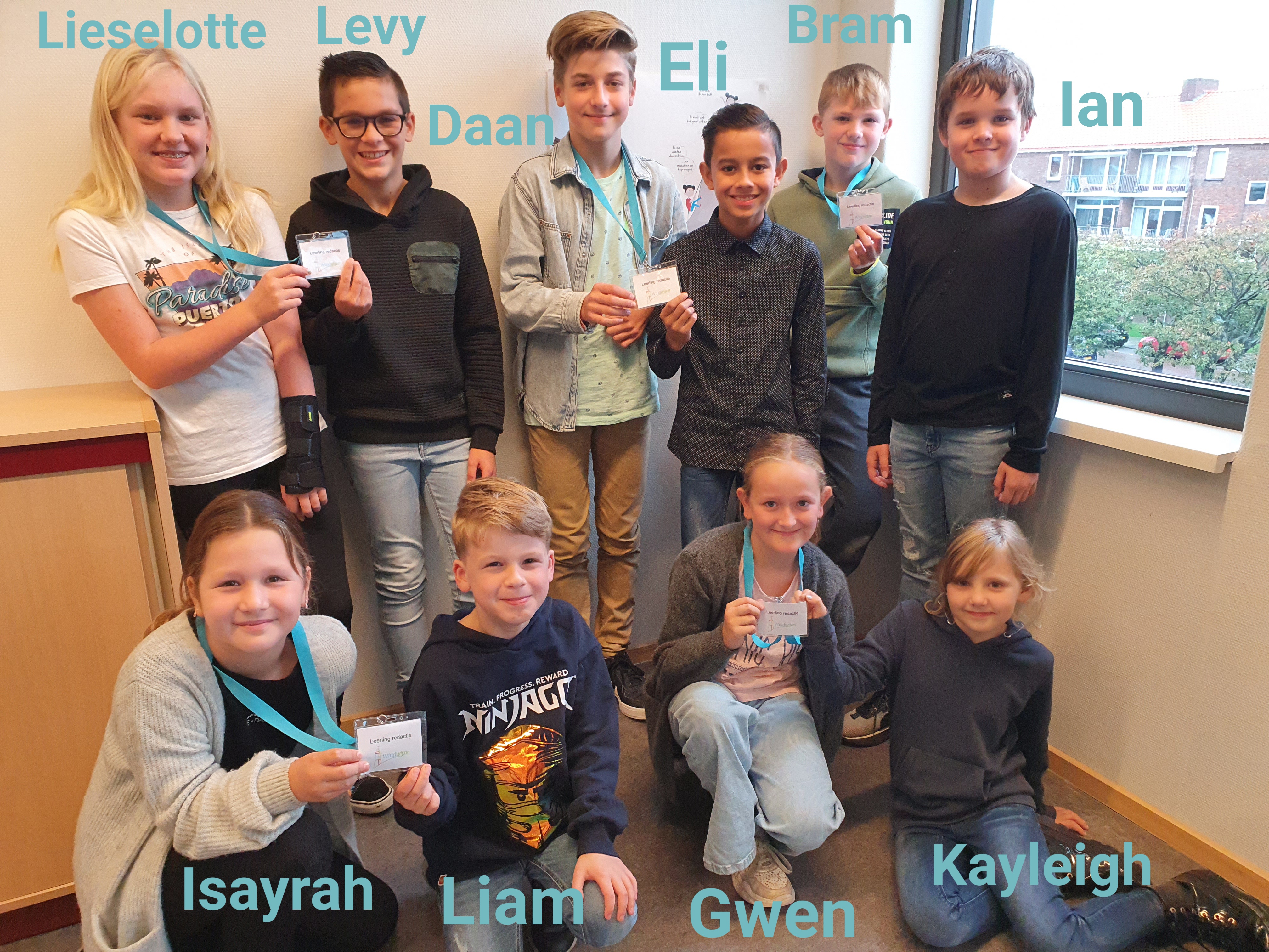 De Leerling redactie van 2022/2023! 