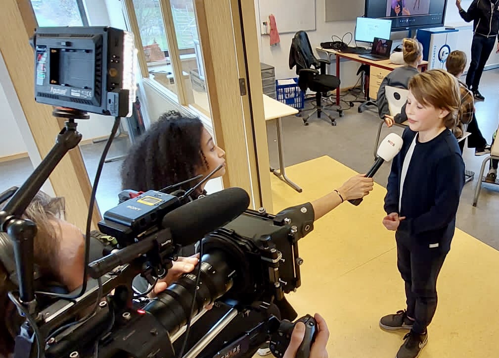 Windwijzer in het jeugdjournaal 