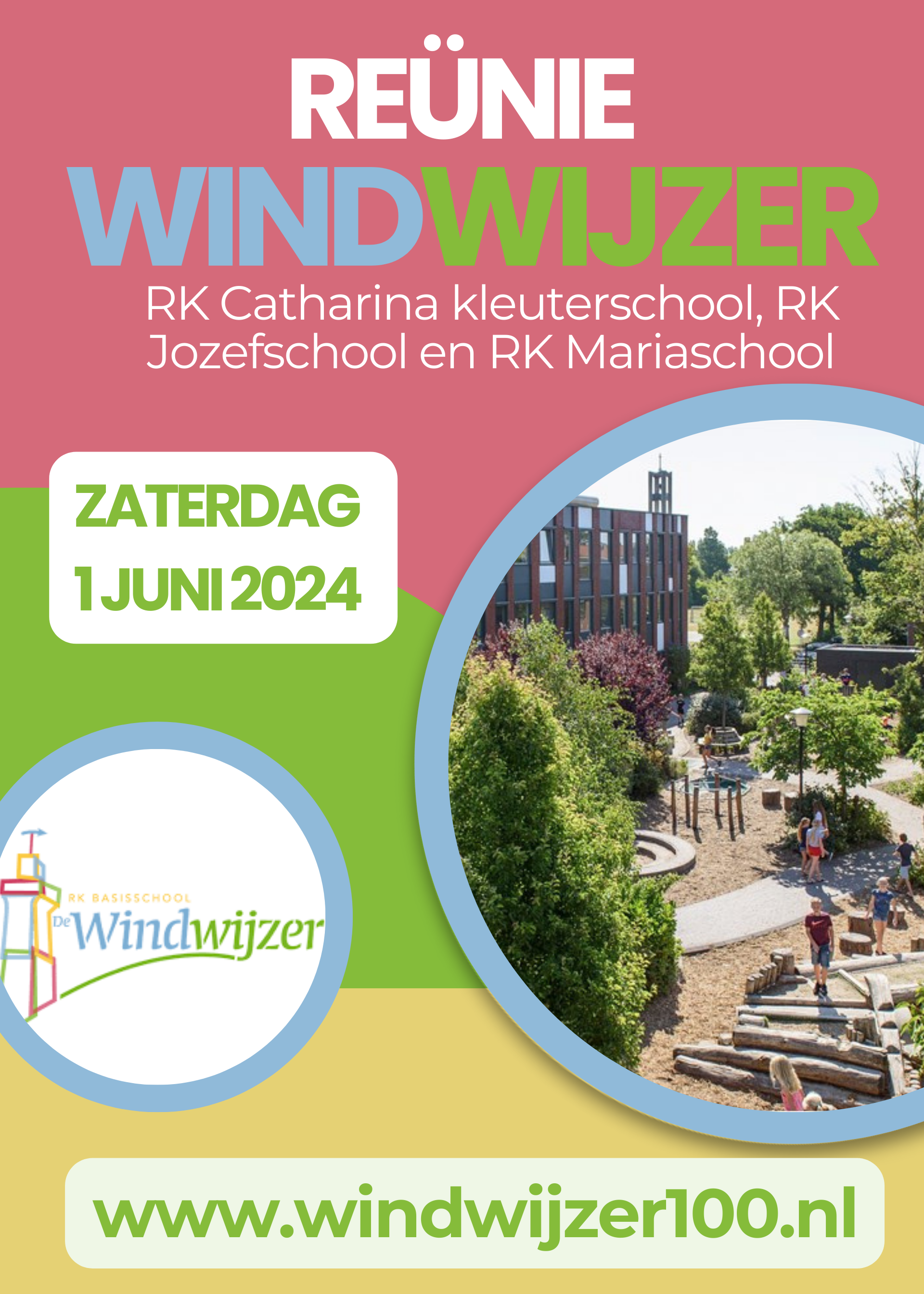 Reünie 100 jaar Windwijzer: zaterdag 1 juni