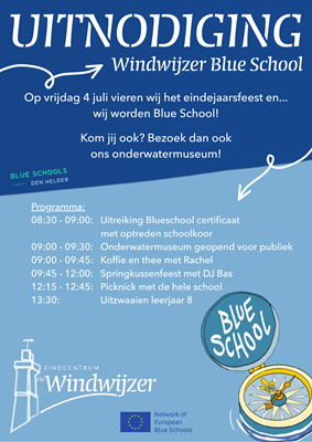 Uitnodiging eindejaarsfeest 4 juli