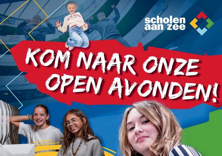 Flyer open avonden Scholen aan Zee