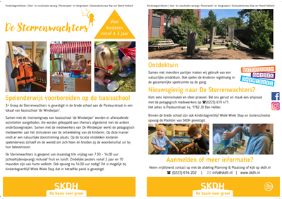 Flyer 3+ groep de Sterrenwachters